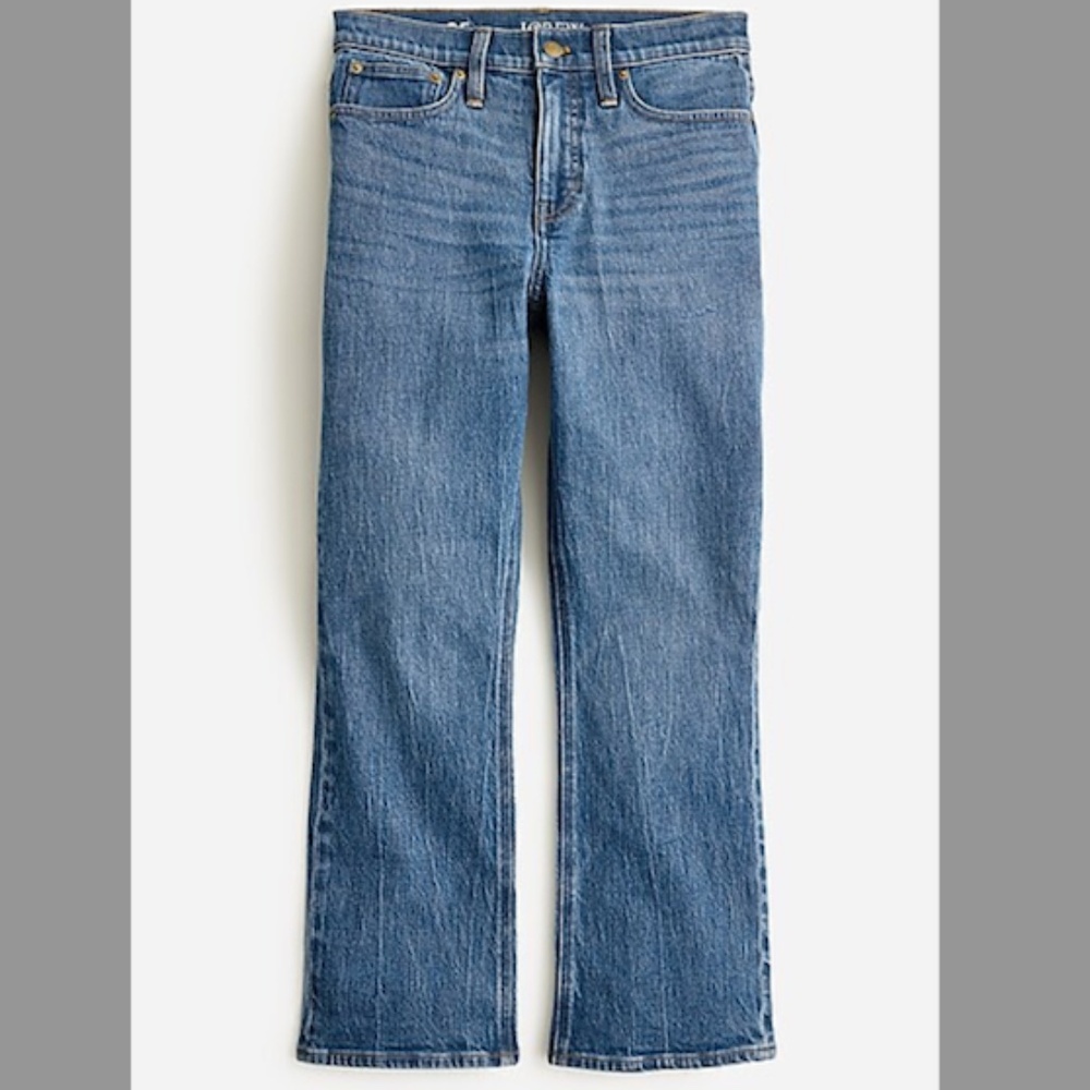 JCREW 10" Demi Boot Crop Jean